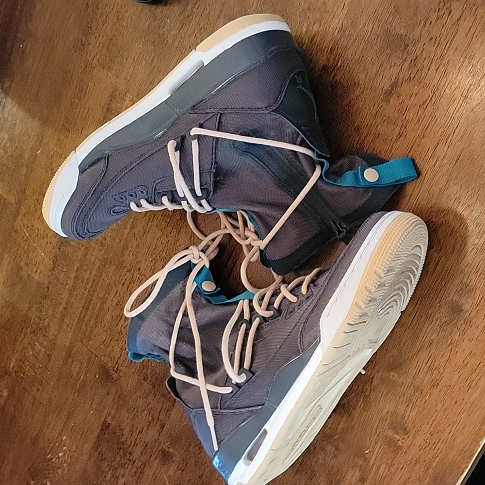 Air Jordan's mesh high tops